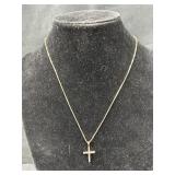 .925 Italy Necklace with Crucifix