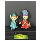 (2) Vintage Fitz & Floyd Paper Mache Ornaments