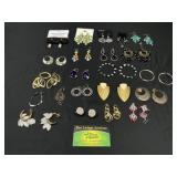 Large group of earrings, Monet, Chap, Chicos