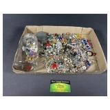 Quart Jar of Misc Jewelry