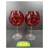 (4) Waterford Vintage Pattern Wines