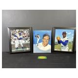 (3) Cubs Hall of Famers Jenkins, Banks, Feller