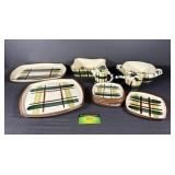 (14) Blair Gay Plaid Dishes