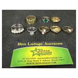 (8) Fancy Costume Rings