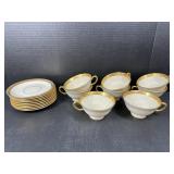 (8) Lenox First Quailty cups and saucers Lowell