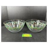 (2) Lenox 9" Holiday Salad Bowl