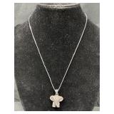 Sterling .925 Necklace with Tibetan Elephant with
