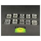 (10) EAPG Misc Square Salt Cellars