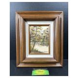 Signed M Oakes Print with Frame