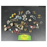 25 Pairs of Costume Jewelry Earrings