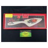 Lenox Winter Greeting Dessert Server