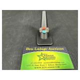 Sterling ring with Carnelian feathered etching