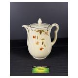 Hall Autumn Leaf 8 Cup rayed coffee pot with lid