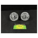 Pair of Waterford Heavy Candlesticks