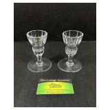 Pair of Waterford Palladia candlesticks