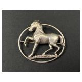 Very Nice Sterling Brooch - Horse