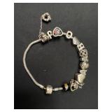 .925 Soufeel Sterling 8" Charm Bracelet with 14