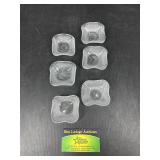 (6) Matching EAPG Salt Cellars