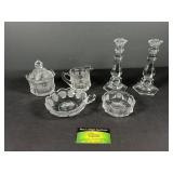 (6) Fostoria Clear Coin Glass