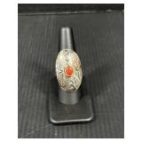 Native American Hopi Opal Carnelain Ring
