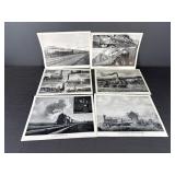 1945 Railroad Items, Teachers kit, photos of train