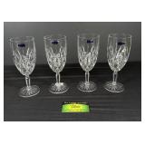(4) Waterford 8 1/2" Brookside Iced Tea Goblets