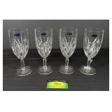 (4) Waterford 8 1/2" Brookside Iced Tea Goblets