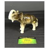 6" Royal Dux  Elephant Trunk up exc