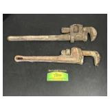 2 Pipe Wrenches