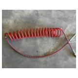 Red Coiled Air Hose