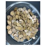 (321) Wheat Pennies Mixed Dates