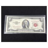 1953B 2 Dollar Legal Tender Note Red Seal