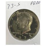 1973-S Proof Kennedy Half Dollar