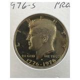 1976-S Proof Kennedy Half Dollar