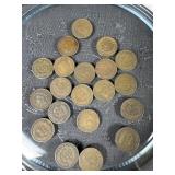 (20) Indian Cents