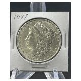 1887  Morgan Dollar