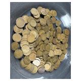 (200) "S" Mint Wheat Cents