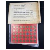 (33) Solid Bronze President Coin Set