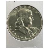 1959 Franklin Half Dollar