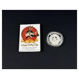 Porky Pig 3rd in set of 12 Th Th Thats all Folks