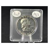 1963 Proof Franklin Silver Half Dollar