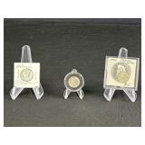 (3) Mercury Silver Dimes 1942, 1944, 1945