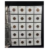 3 Ring Binder with 4 Pages of Lincoln Memorial