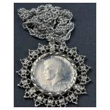 1971S Proof Kennedy Half Dollar Silver with Bezel