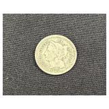 1870 3 Cent Nickel