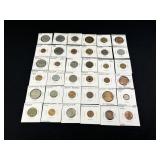 (36) Nice Mix of Foreign Countries Coins