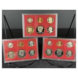 (2) 1981 & (1) 1982 Proof Sets