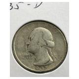 1935-D Washington Quarter
