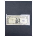 Series 1935F Star Note 1 Dollar Silver Certificate