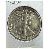 1943-D Walking Liberty Half Dollar